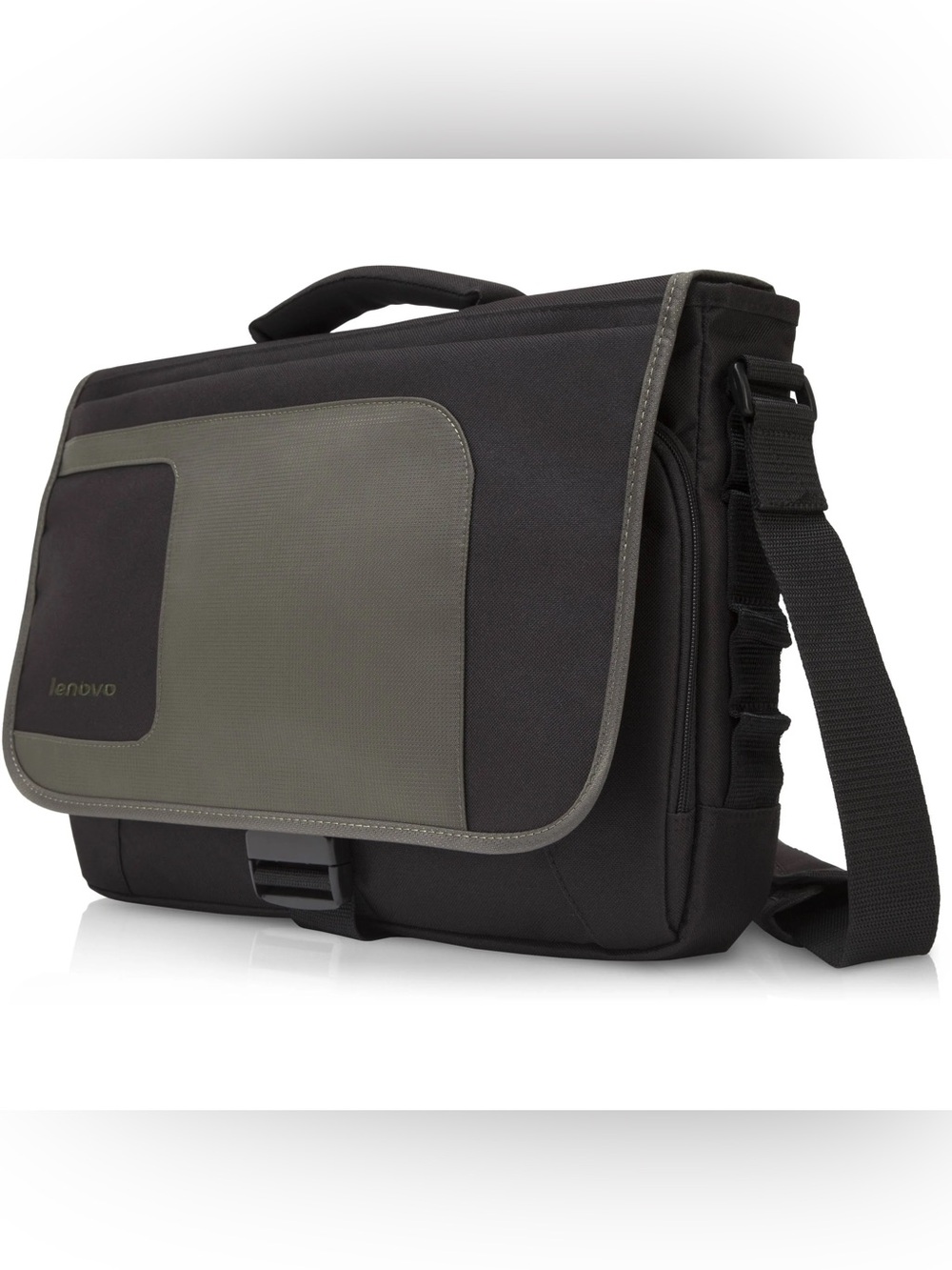 Lenovo Black and Olive Messenger Bag for Men